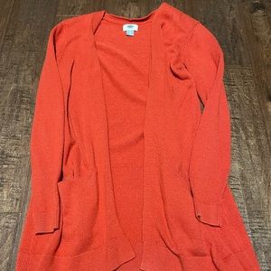 Orange Cardigan